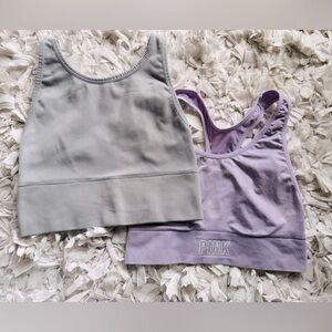 2 Piece Bundle Victoria Sport and VS Pink Sports Bra Size Small